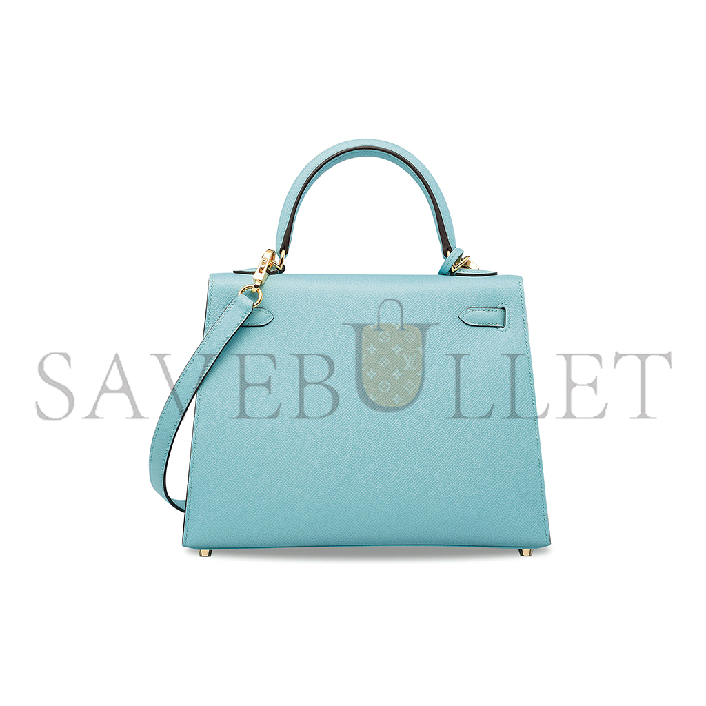 H**mes master macaron blue kelly 25 with gold hardware (25*17*7cm)